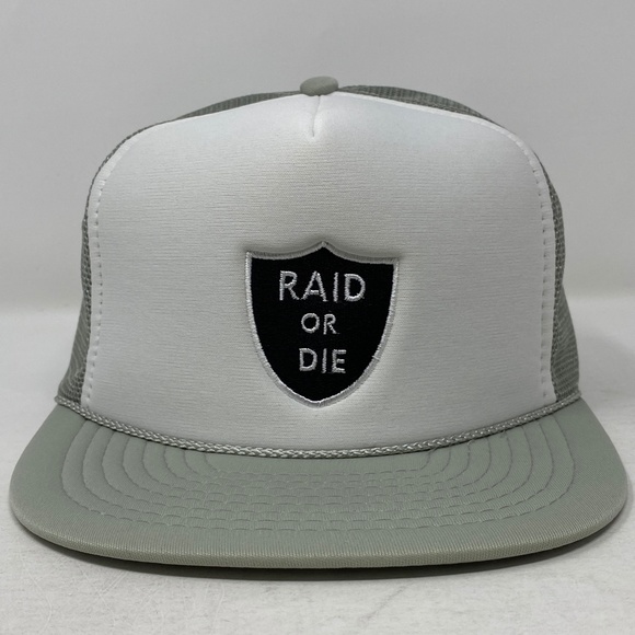 Raid or Die Las Vegas Oakland Trucker Hat Cap - Picture 2 of 6